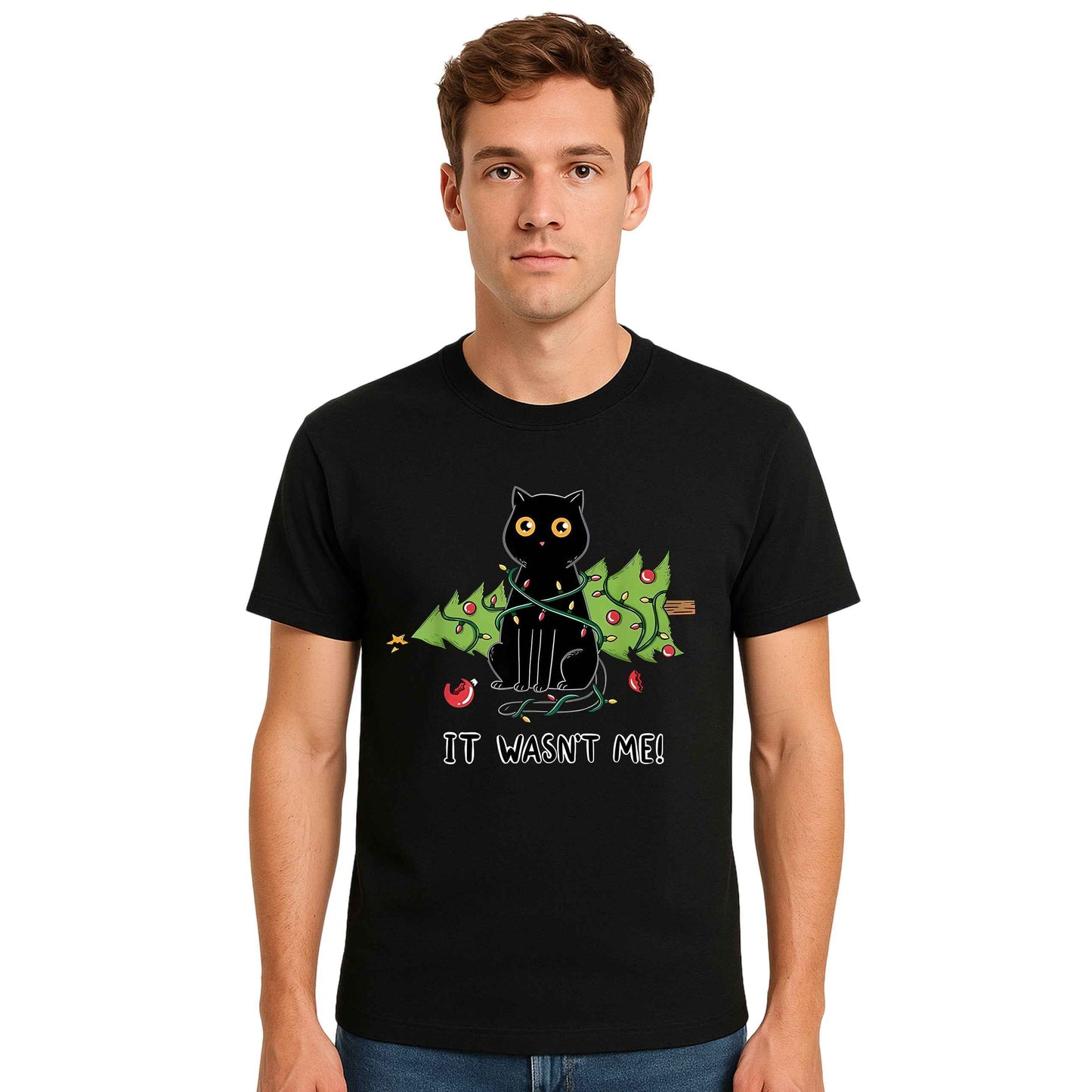 It Wasn't Me Cute Cat | T-Shirt For Men's