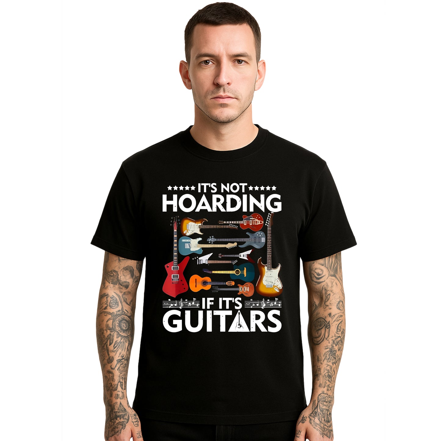 It's Not Hoarding If It's Guitars | T-Shirt For Men's It's Not Hoarding If It's Guitars | T-Shirt For Men's