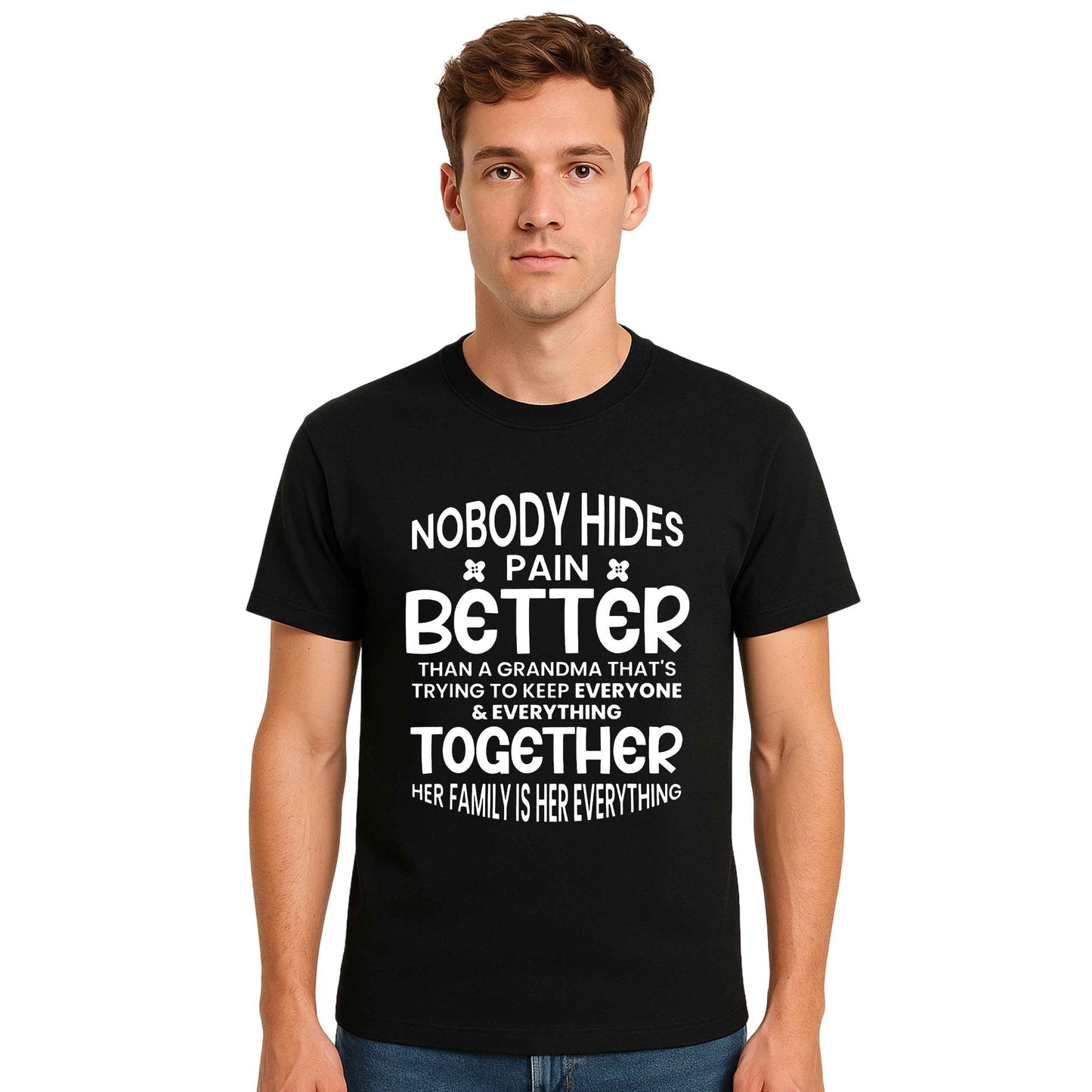 Nobody Hidee Pain | T-Shirt For Men's Nobody Hidee Pain | T-Shirt For Men's