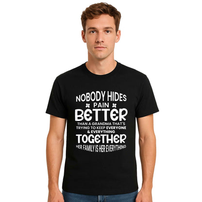 Nobody Hidee Pain | T-Shirt For Men's Nobody Hidee Pain | T-Shirt For Men's