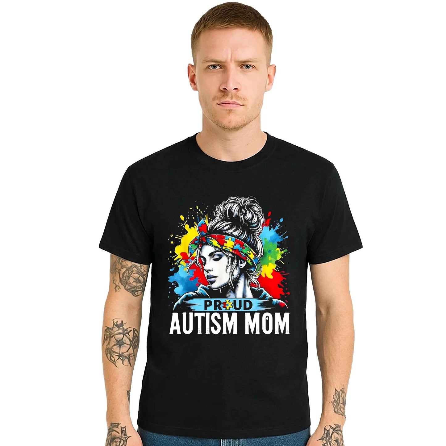 Proud Autism Mom | T-Shirt For Men's Proud Autism Mom | T-Shirt For Men's