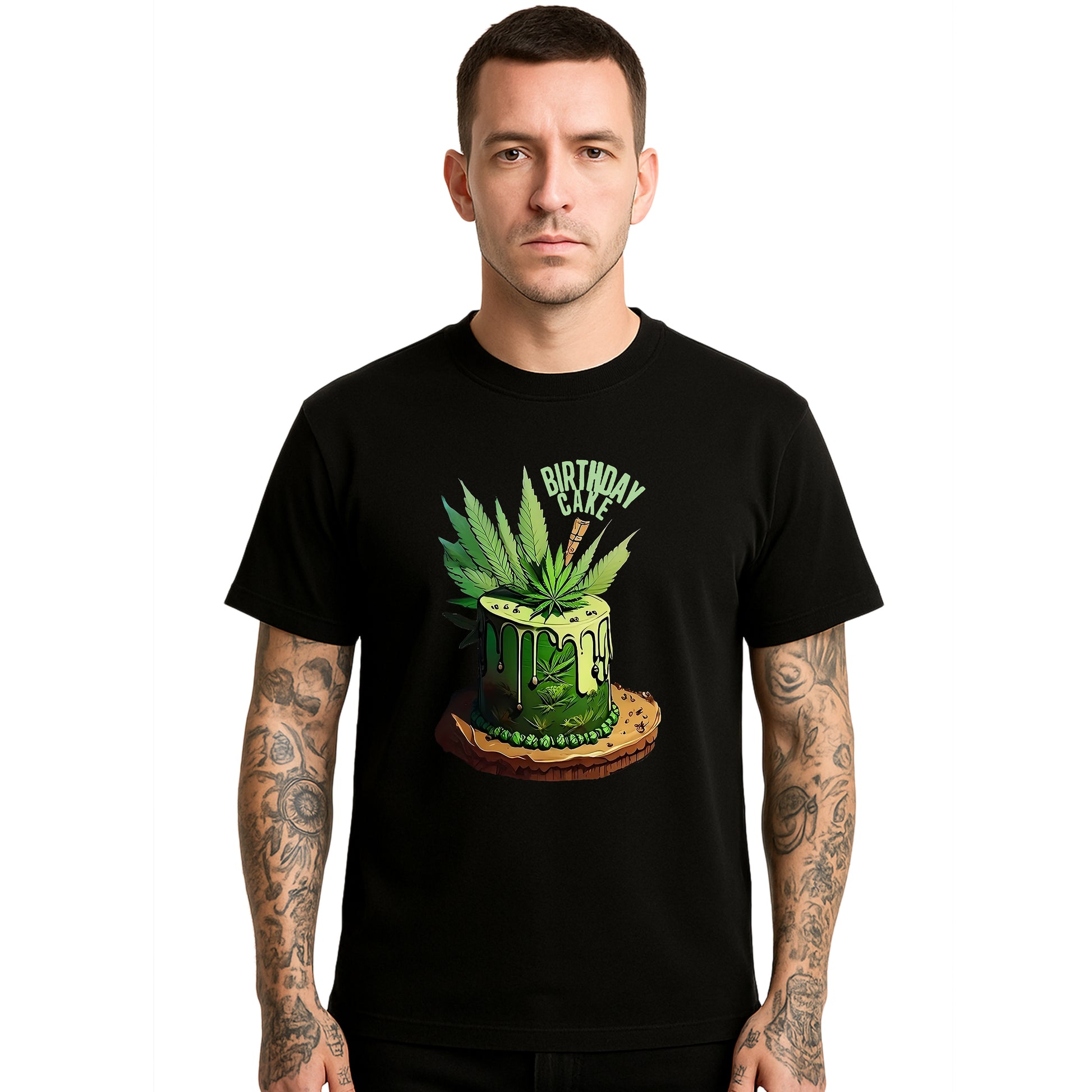 Birthday Cake Cannabis | T-Shirt For Men's Birthday Cake Cannabis | T-Shirt For Men's