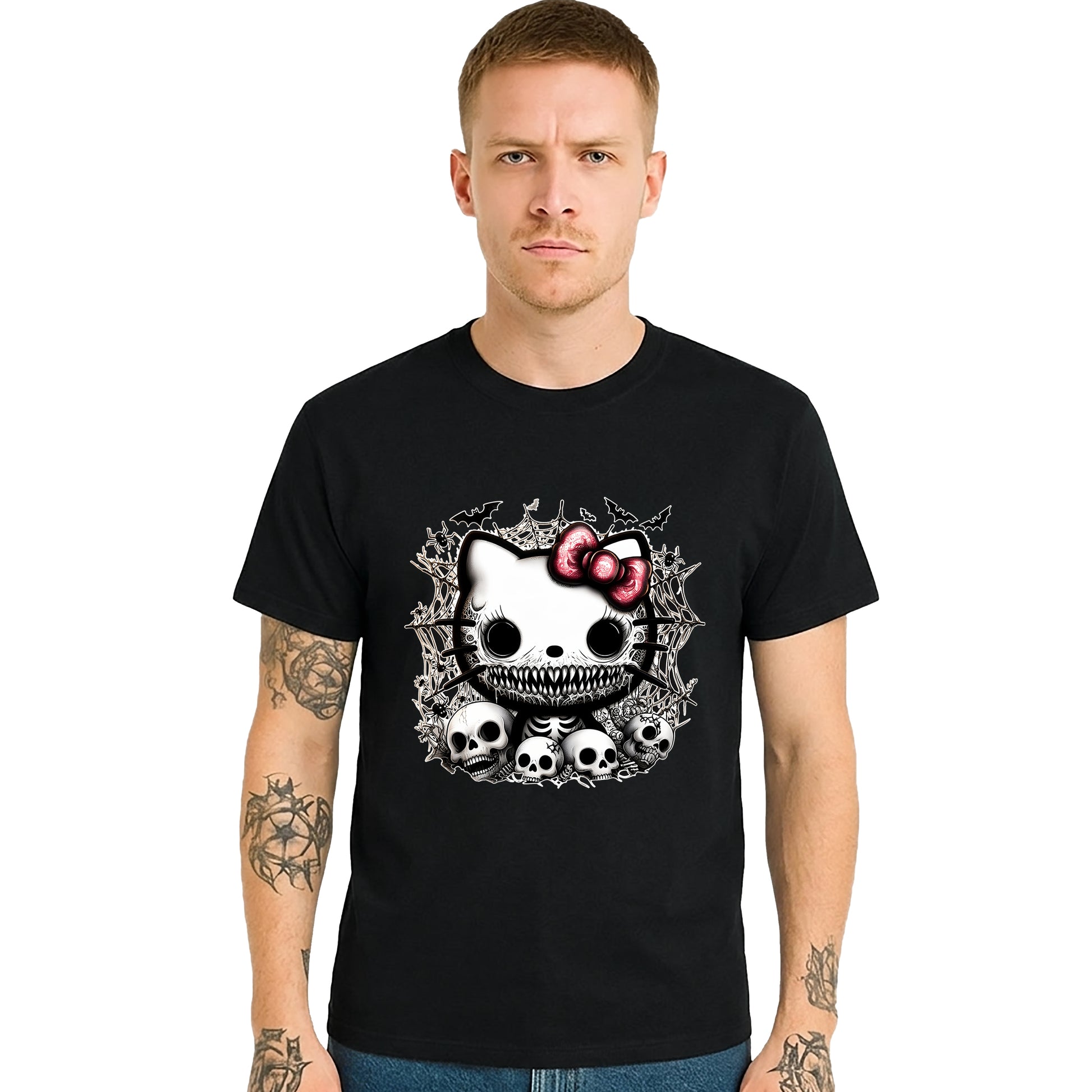 Gothic Doll Skull Themed | T-Shirt For Men's Gothic Doll Skull Themed | T-Shirt For Men's