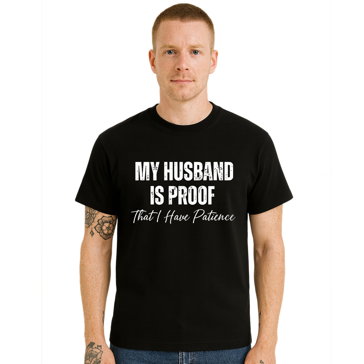 My Husband Is Proof | T-Shirt For Men's