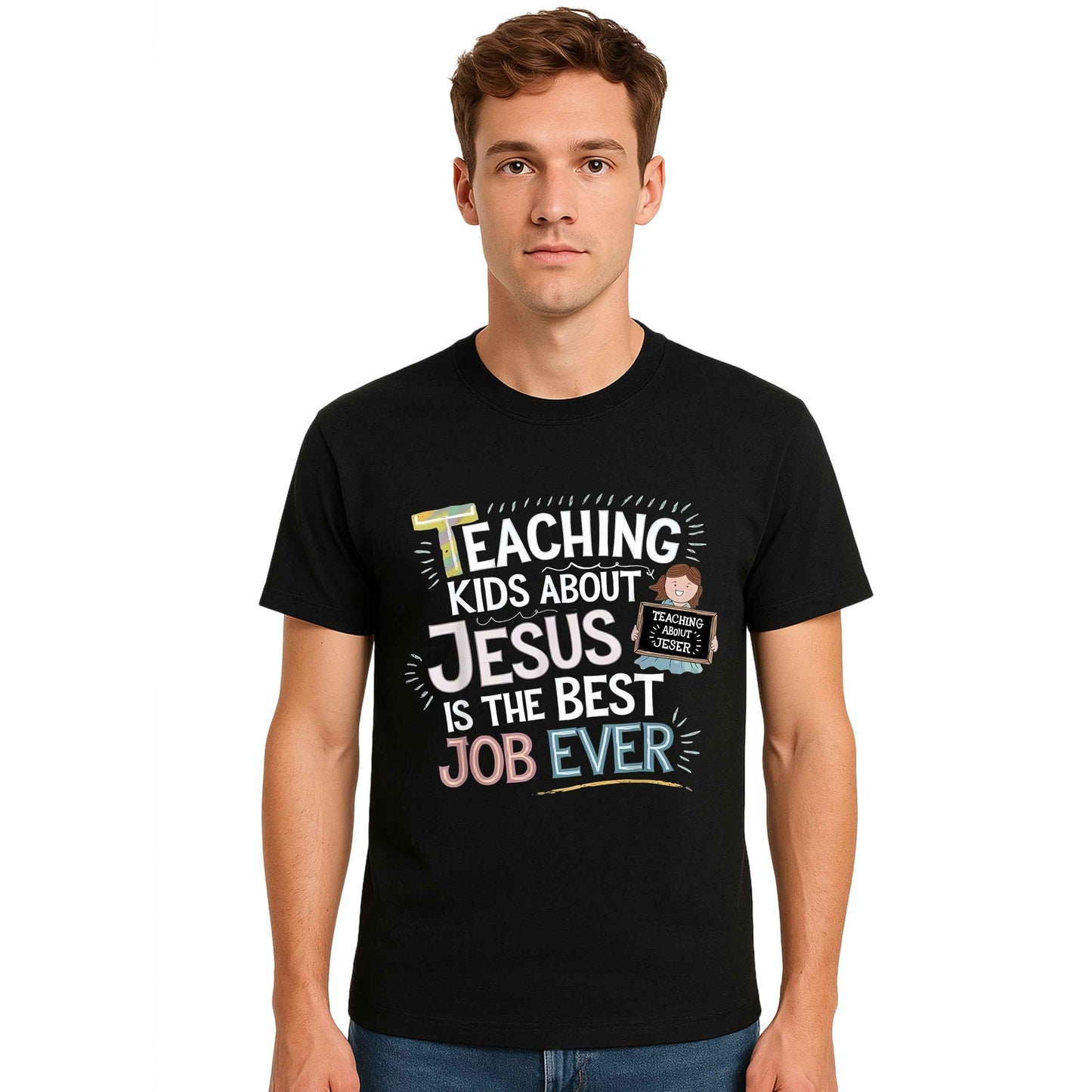 Teaching Kids About Jesus | T-Shirt For Men's