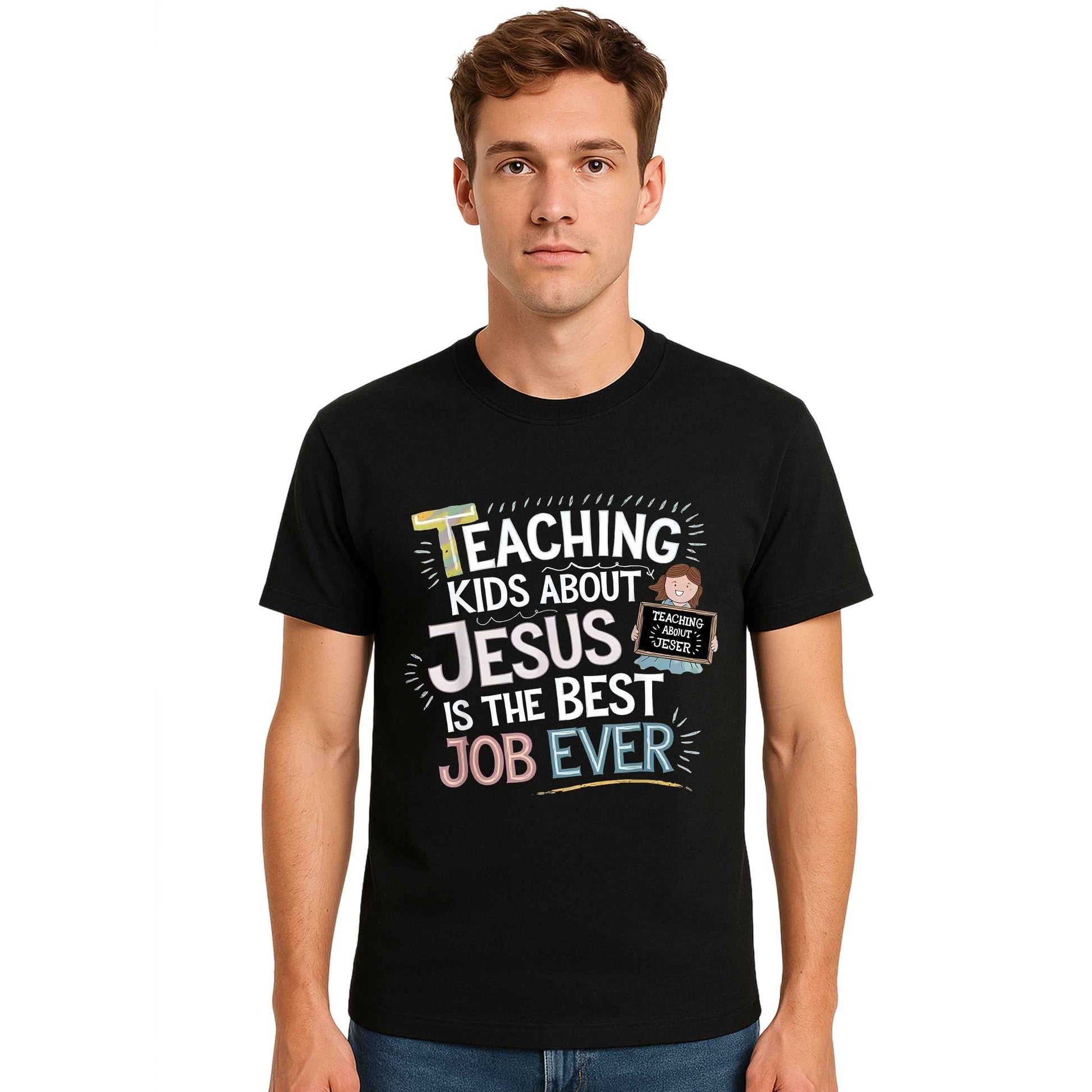 Teaching Kids About Jesus | T-Shirt For Men's