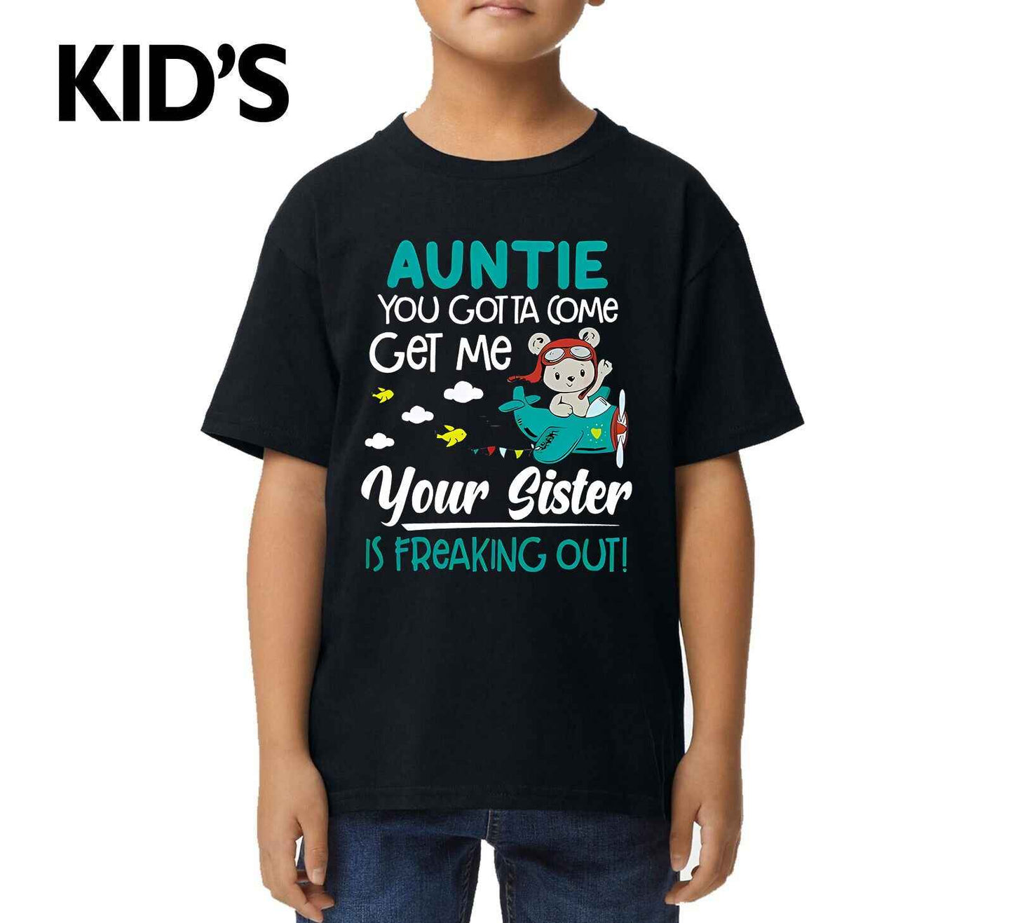 Auntie You Gotta Come | KID'S T-SHIRT