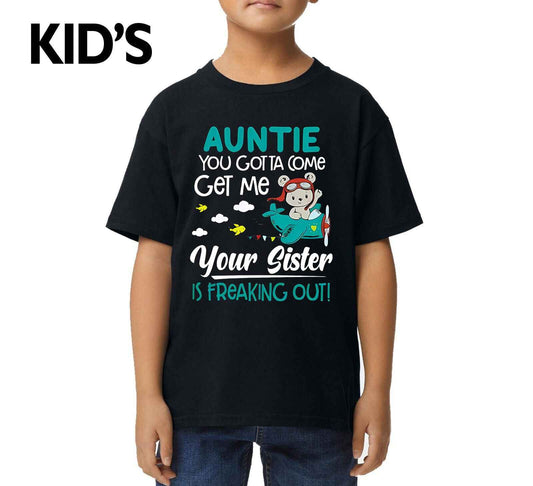 Auntie You Gotta Come | KID'S T-SHIRT