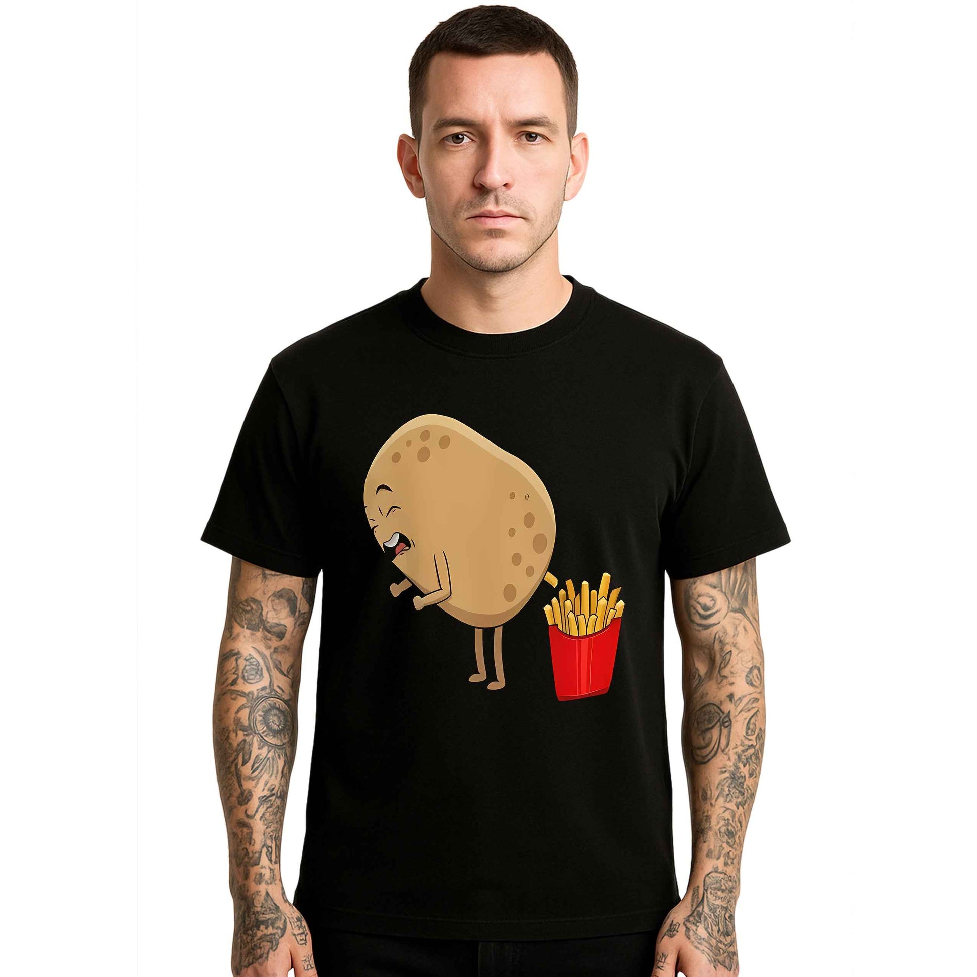 Potato Pooping Fries | T-Shirt For Men's