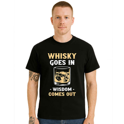 Whiskey Goes In |T-Shirt For Men's