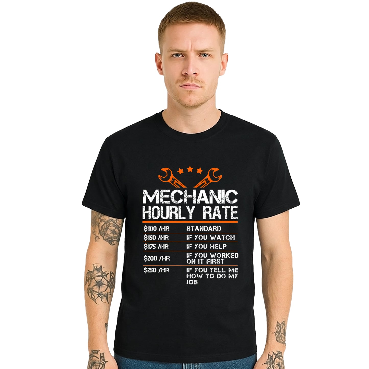 Mechanic Hourly Rate | T-Shirt For Men's Mechanic Hourly Rate | T-Shirt For Men's