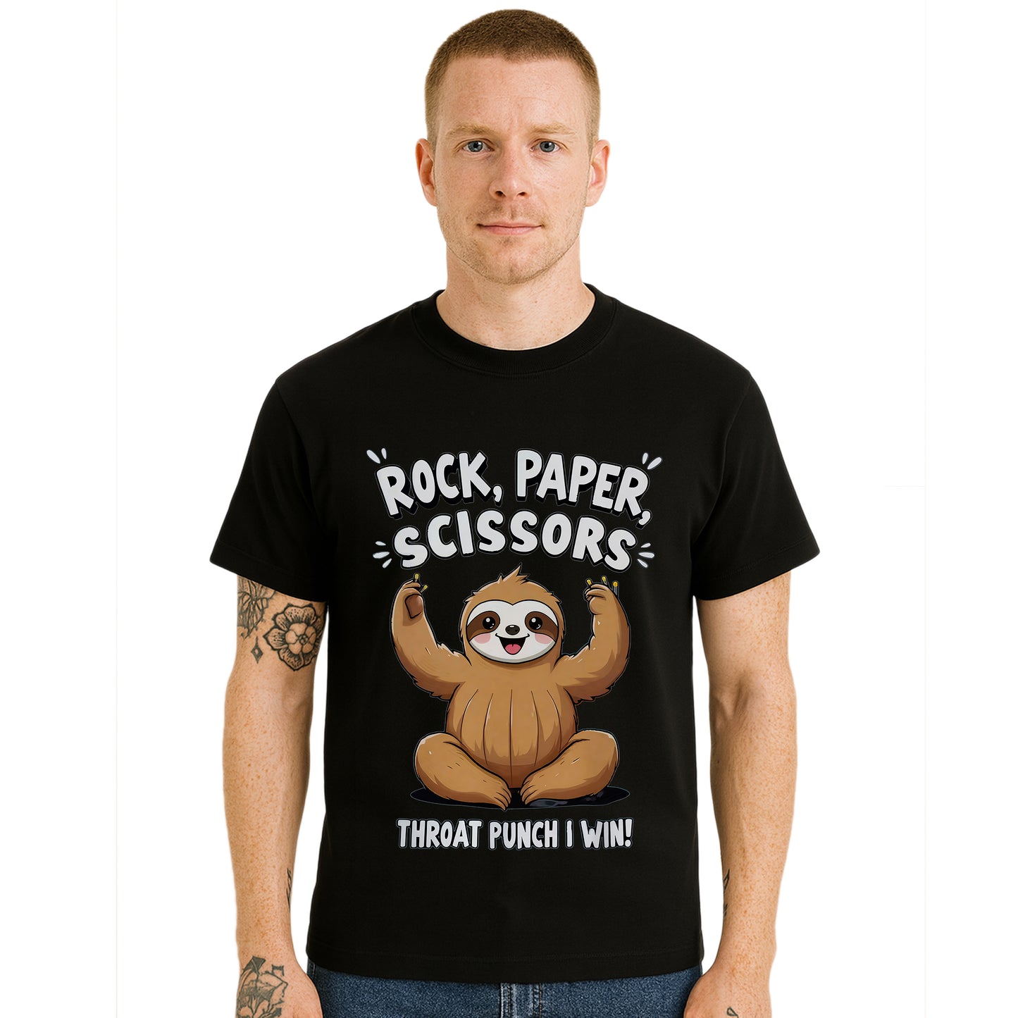 Rock Paper Scissors | T-Shirt For Men's Rock Paper Scissors | T-Shirt For Men's