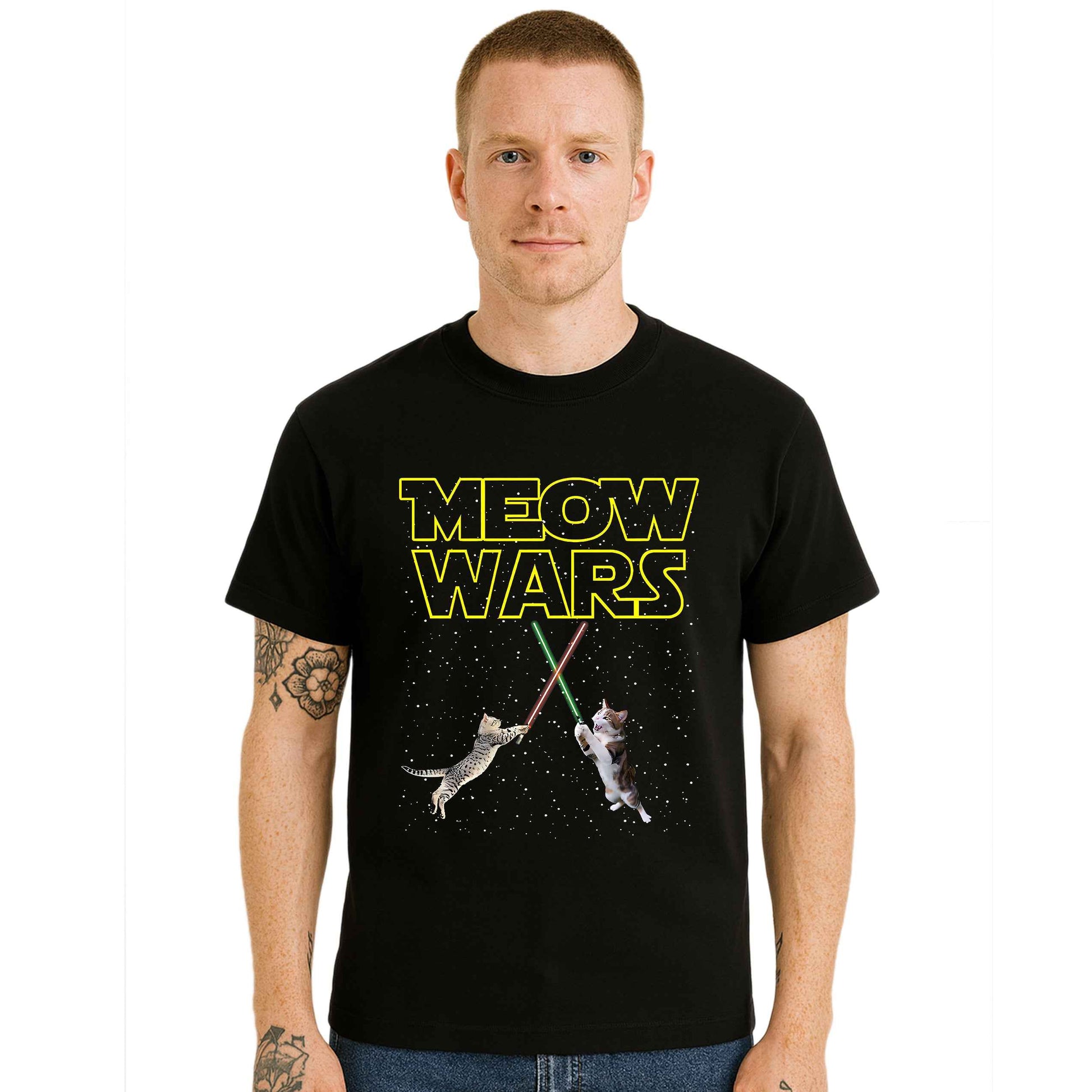 Meow Wars Cat |T-Shirt For Men's