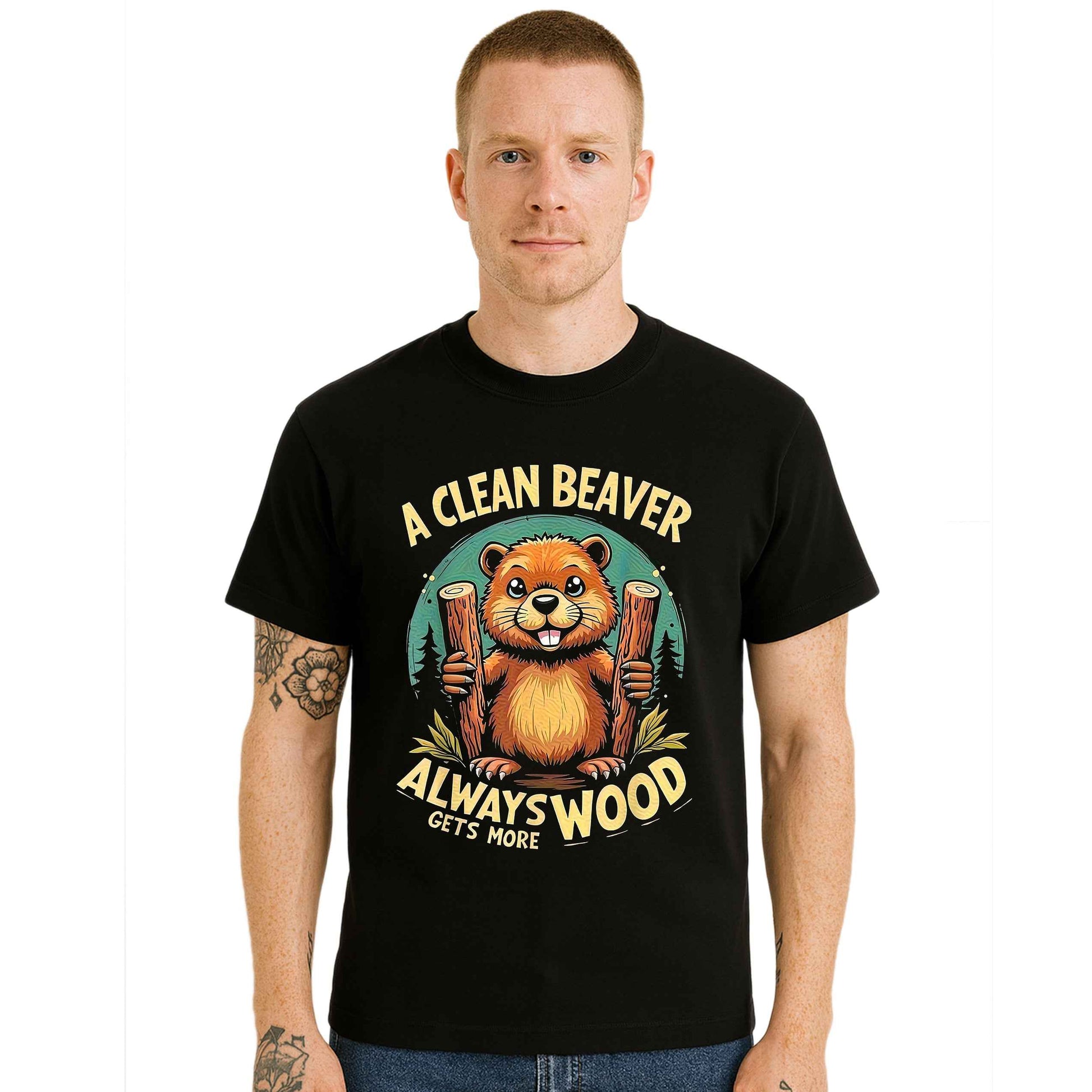 A Clean Beaver Always | T-Shirt For Men's