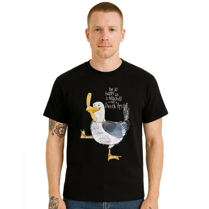 Happy As Seagull | T-Shirt For Men's Happy As Seagull | T-Shirt For Men's