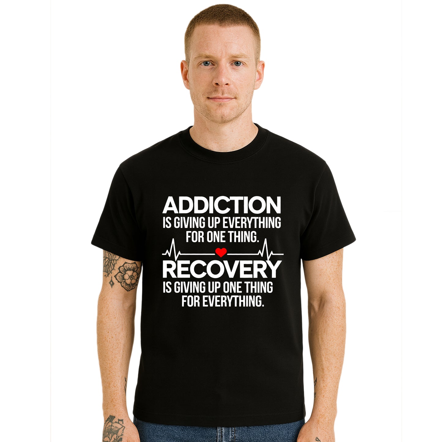 Addiction Is Giving Up | T-Shirt For Men's Addiction Is Giving Up | T-Shirt For Men's