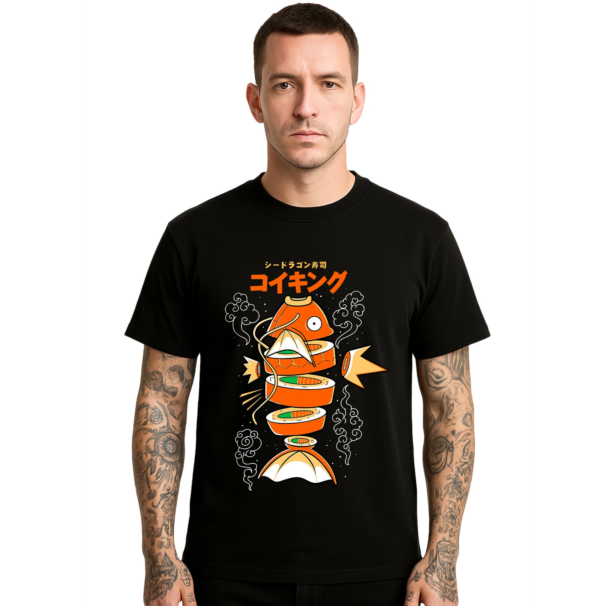 Sushi Carp Anime Fish | T-Shirt For Men's Sushi Carp Anime Fish | T-Shirt For Men's