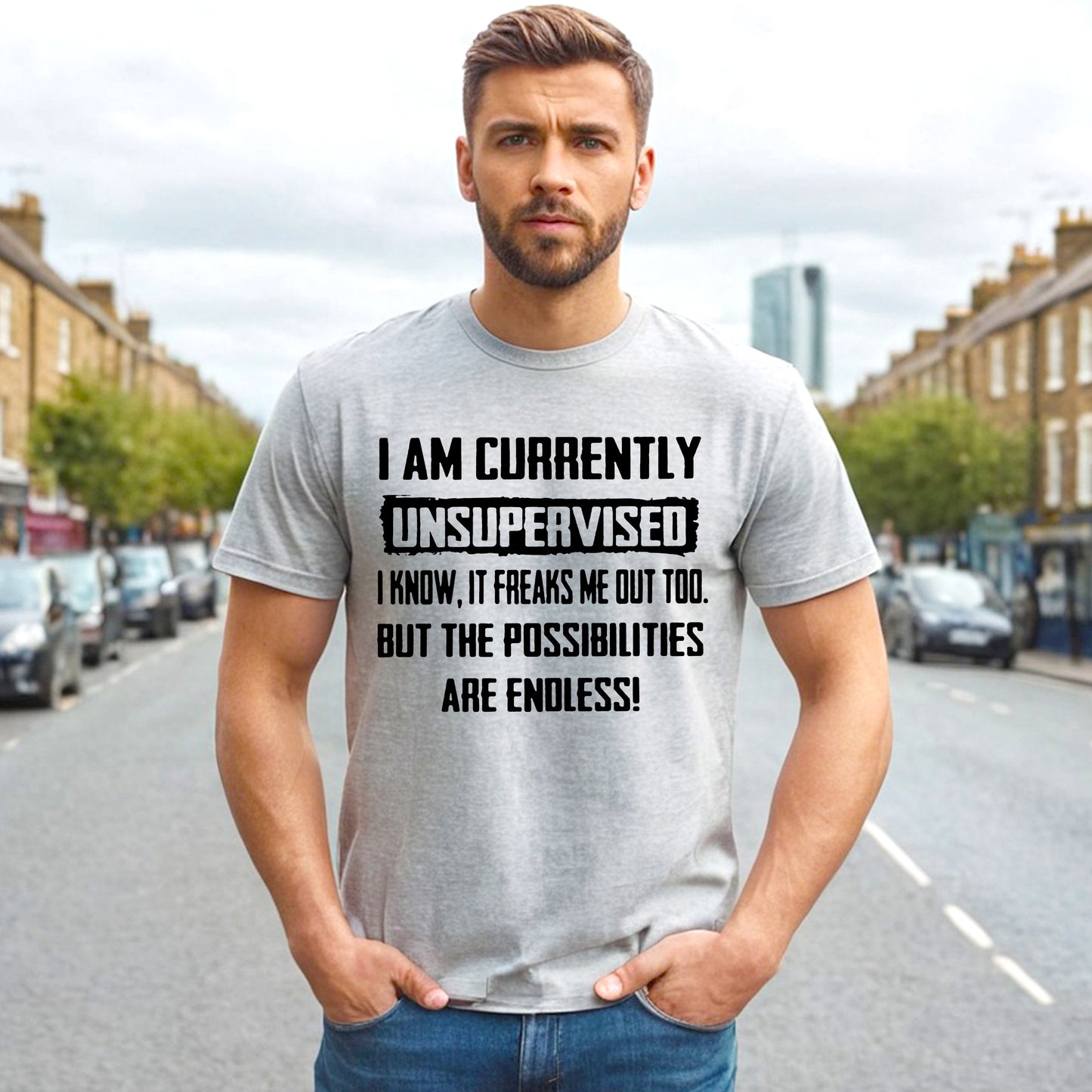 I AM CURRENTLY | MEN'S T-SHIRT