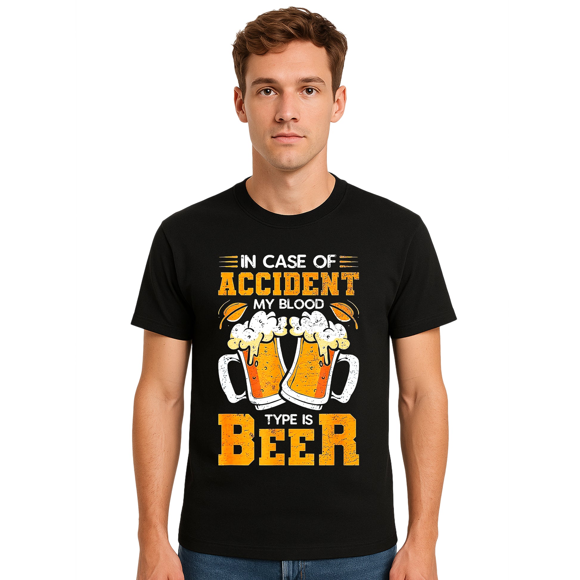 In Case of Accident | T-Shirt For Men's In Case of Accident | T-Shirt For Men's