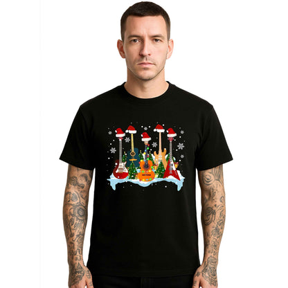 Retro Guitar Christmas | T-Shirt For Men's