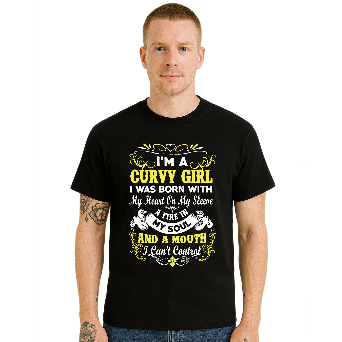 I'm A Curvy Girl I Was | T-Shirt For Men's I'm A Curvy Girl I Was | T-Shirt For Men's