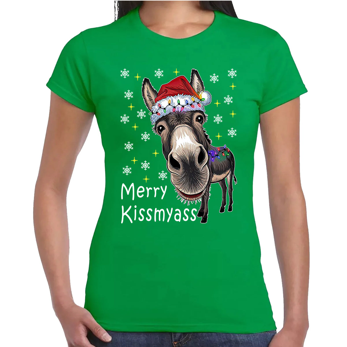 MERRY KISSMYASS | LADIES T-SHIRT