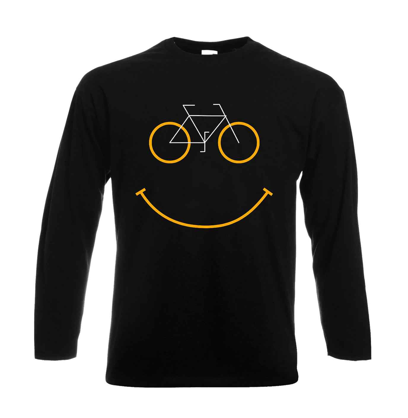 Bicycle Smile Graphic | Men's Long Sleeve Bicycle Smile Graphic | Men's Long Sleeve