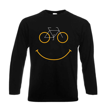 Bicycle Smile Graphic | Men's Long Sleeve Bicycle Smile Graphic | Men's Long Sleeve