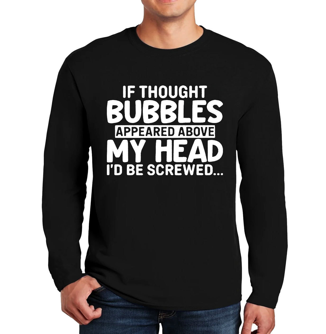If Thought Bubbles | Men's Long Sleeve