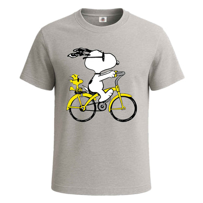 Peanuts Snoopy Woodstock | T-Shirt For Men's SPORT GREY T-SHIRT Peanuts Snoopy Woodstock | T-Shirt For Men's