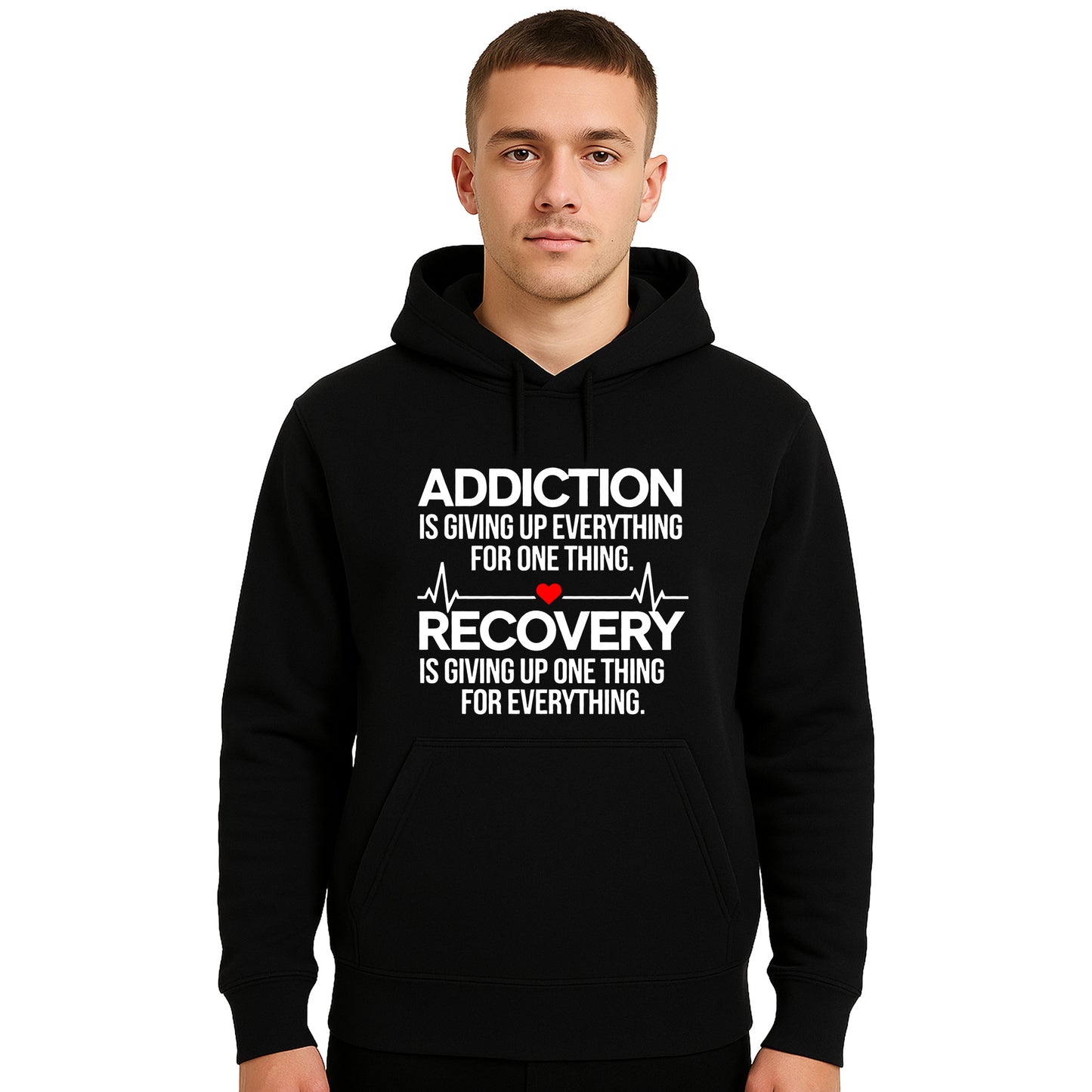 Addiction Is Giving Up | Hoody For Men's