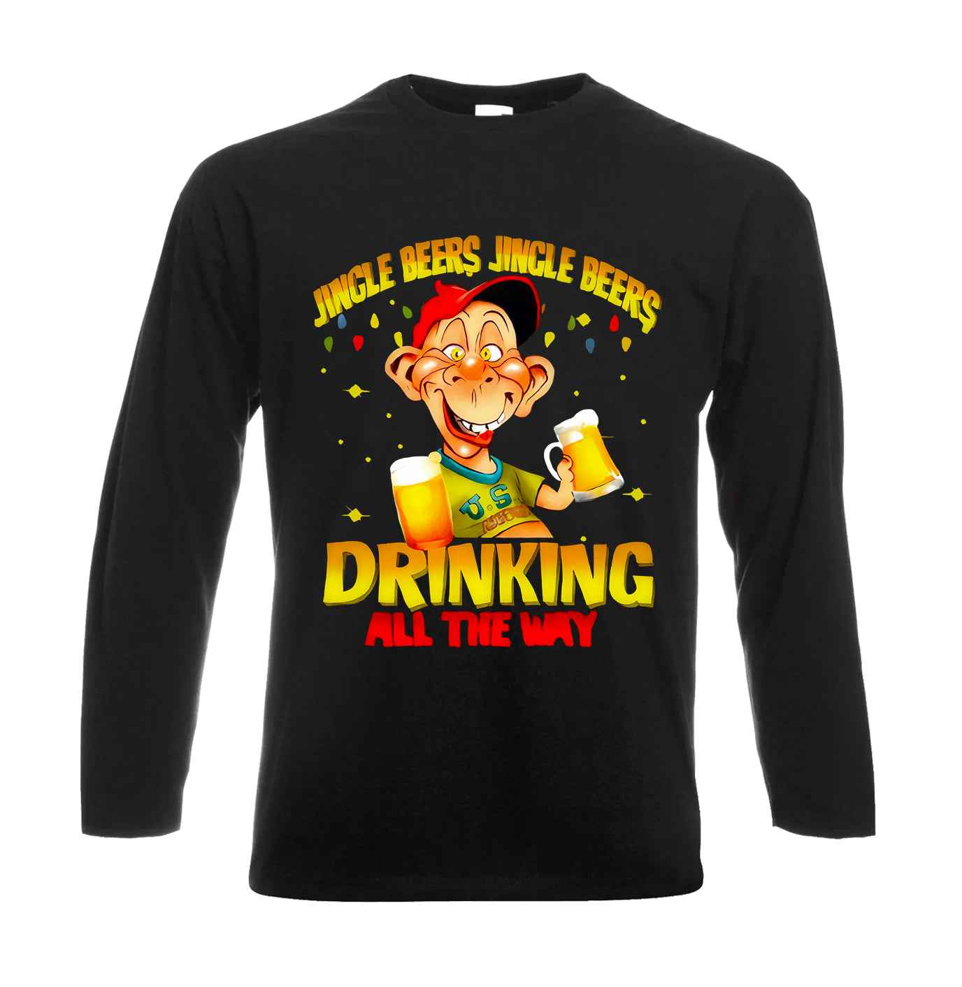 JINGLE BEERS DRINKINK | Men's Longsleeve
