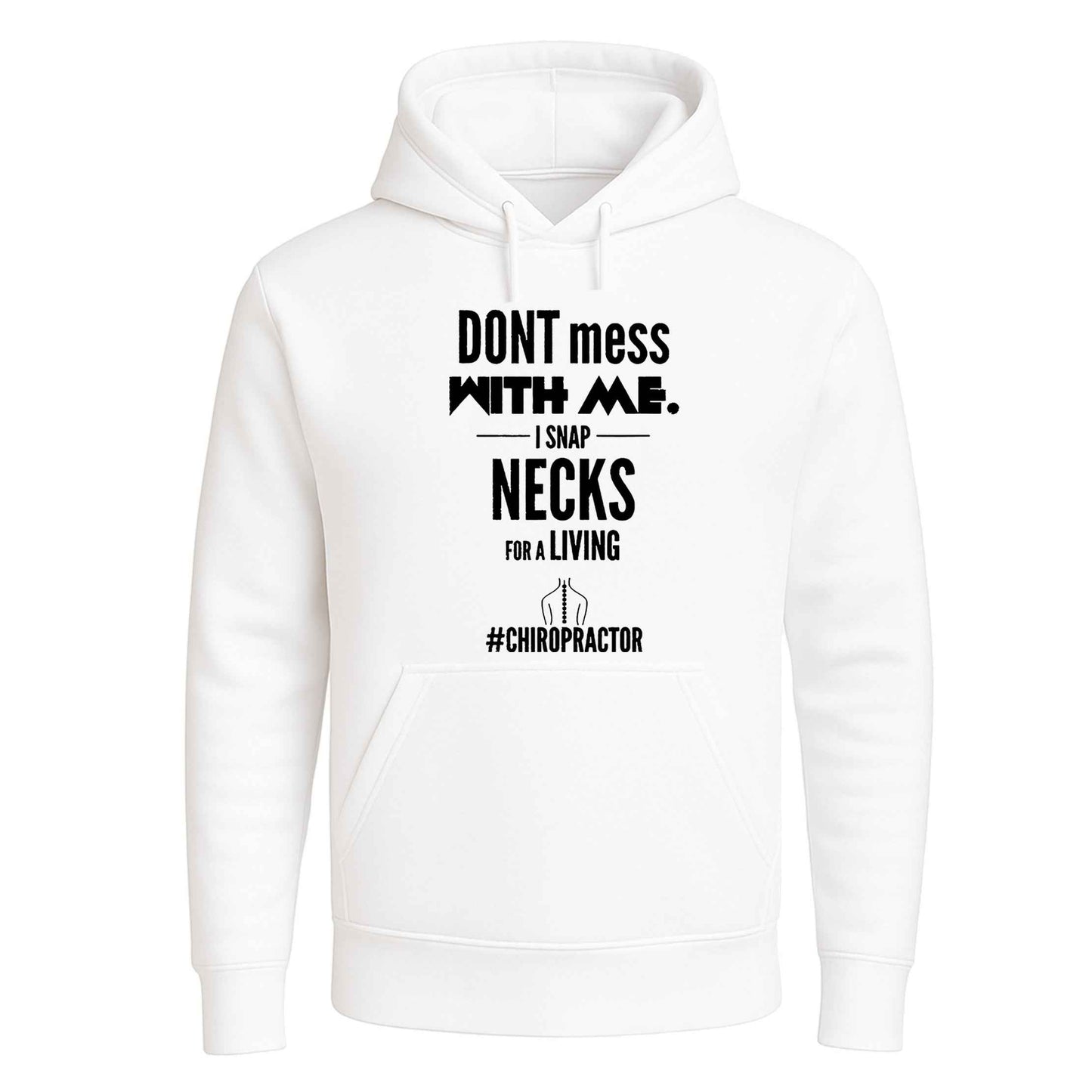 I Snap Necks For | Hoody For Men's WHITE HOODY I Snap Necks For | Hoody For Men's
