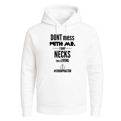I Snap Necks For | Hoody For Men's WHITE HOODY I Snap Necks For | Hoody For Men's