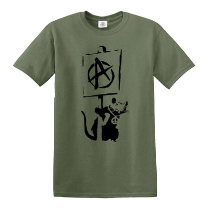 Banksy Anarchy Rat | MEN'S T-SHIRT