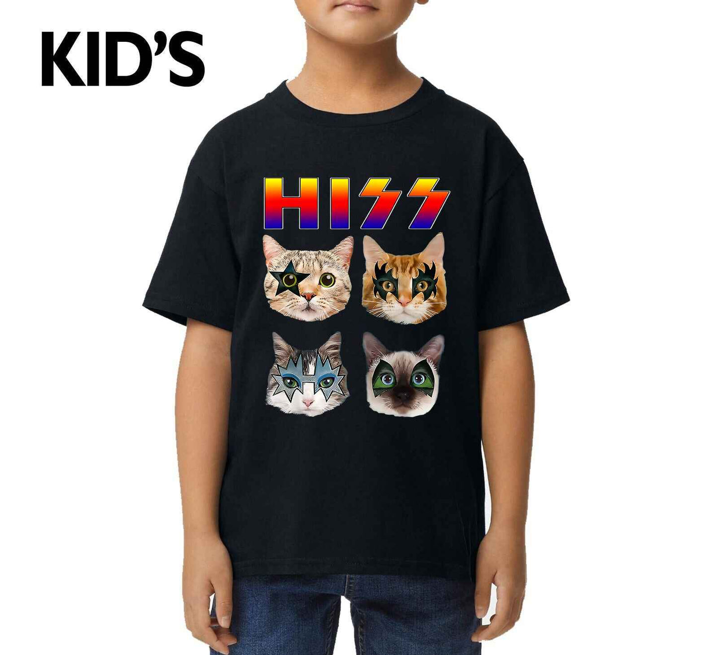 HISS Cat Funny Cats | KID'S T-SHIRT