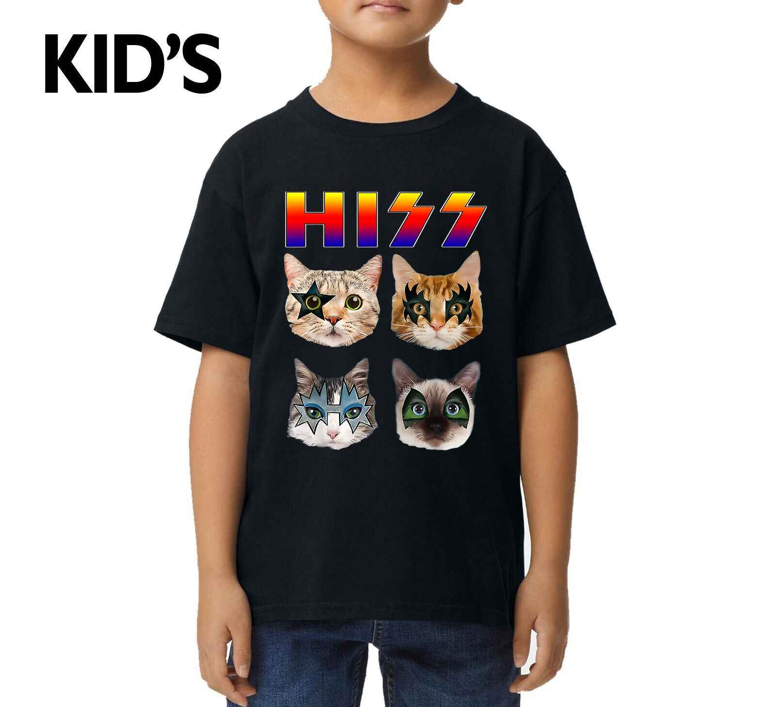 HISS Cat Funny Cats | KID'S T-SHIRT