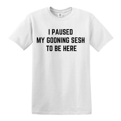 I Paused My | MEN'S T-SHIRT