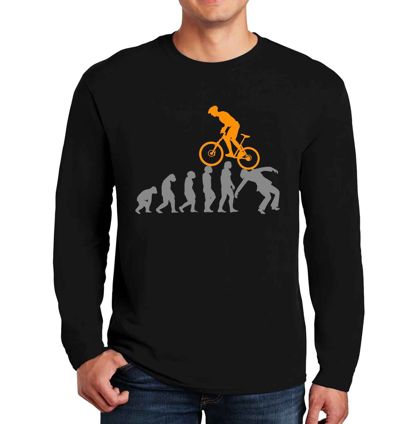 Motorcycle Biker Evolution | Men's Long Sleeve Motorcycle Biker Evolution | Men's Long Sleeve