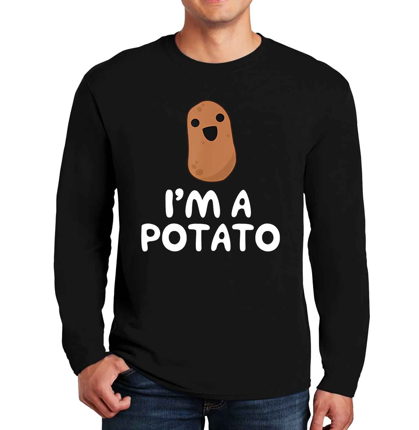 I'm A Potato Vegetable | Men's Long Sleeve I'm A Potato Vegetable | Men's Long Sleeve