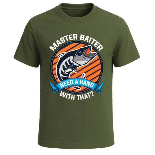 MASTER BAITER NEED MEN'S T-SHIRT
