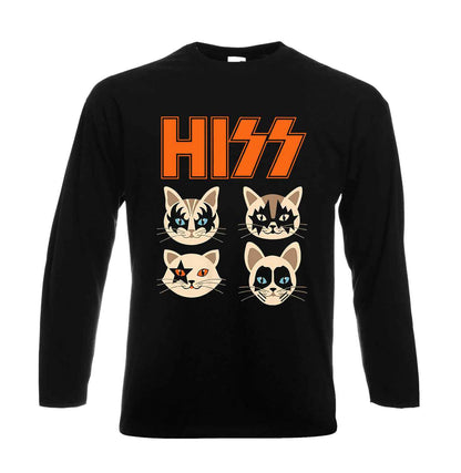 Hiss Cats Kittens Rock | Men's Long Sleeve Hiss Cats Kittens Rock | Men's Long Sleeve