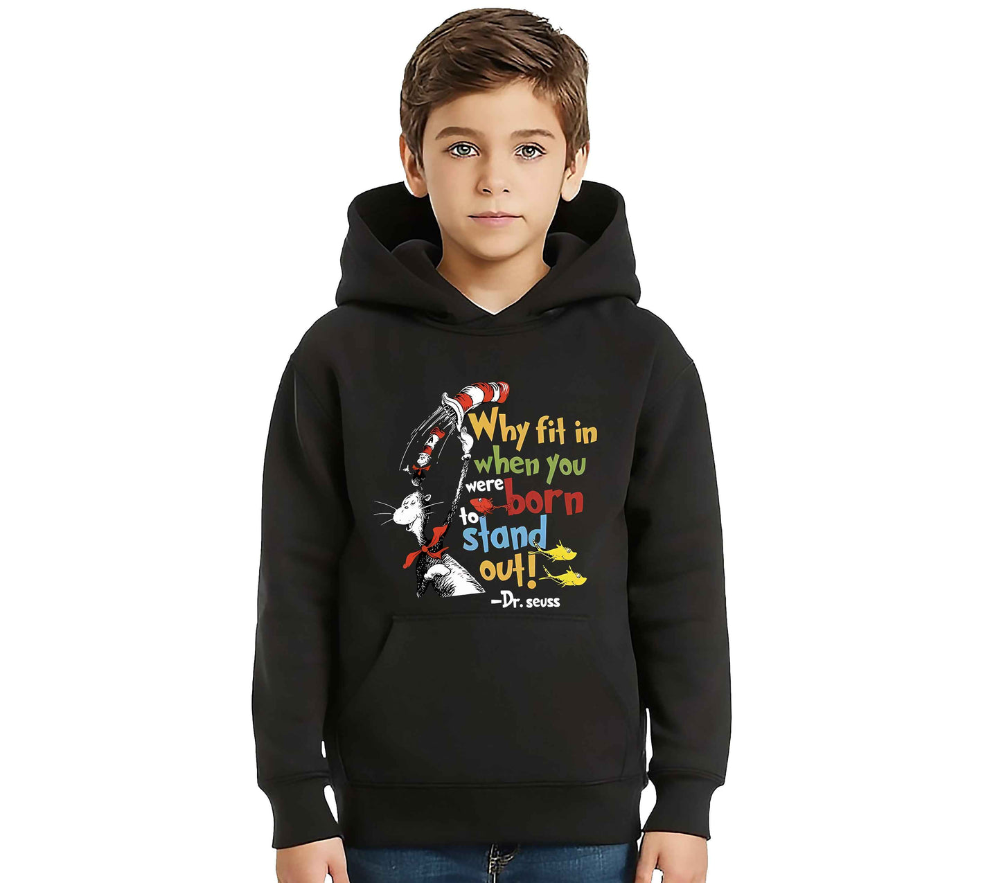 Why Fit In When | Hoody For Kid's