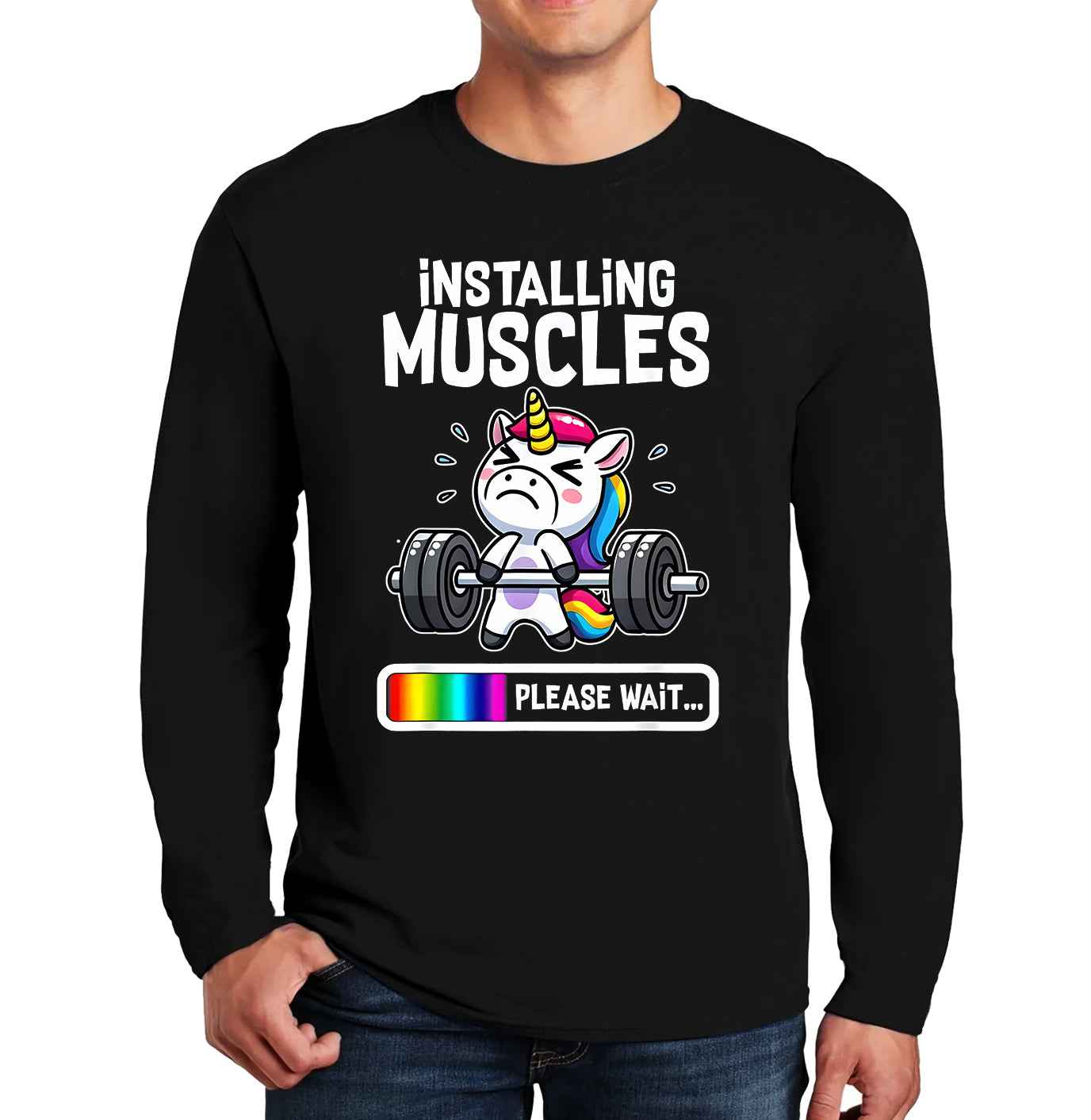 Installing Muscles | Men's Long Sleeve