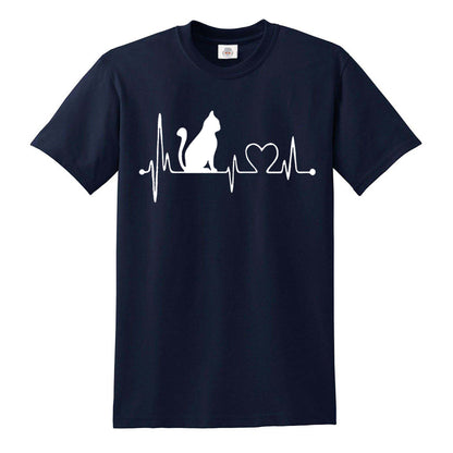 CAT HEART PATTERN | MEN'S T-SHIRT