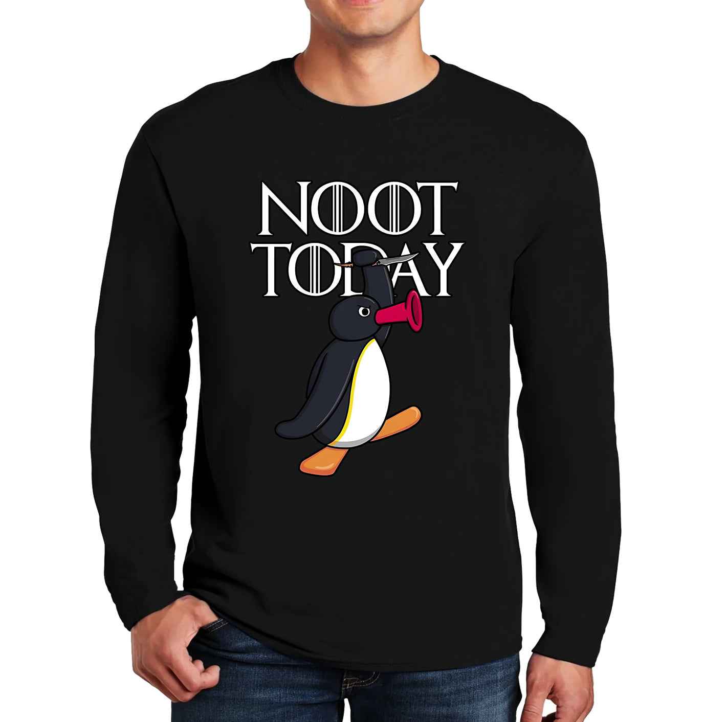 Noot Today Pingu | Men's Long Sleeve Noot Today Pingu | Men's Long Sleeve