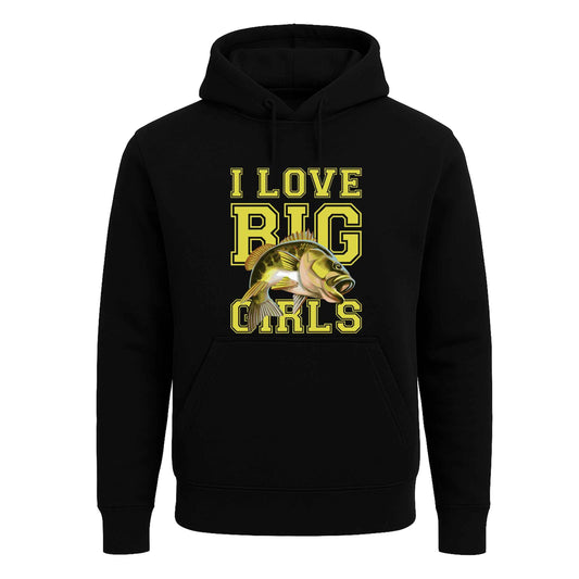 I LOVE BIG GIRLS  Hoody For Men's