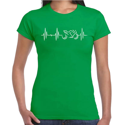 Motorcycle Heartbeat | LADIES T-SHIRT