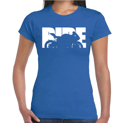 Bike Motorcyclist  | LADIES T-SHIRT