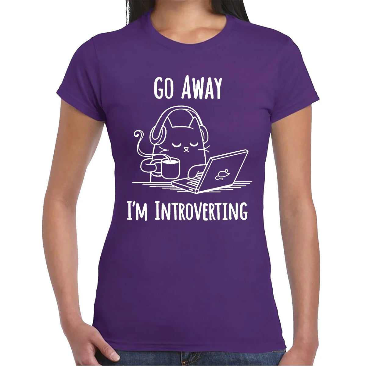 Go Away I'm | LADIES T-SHIRT